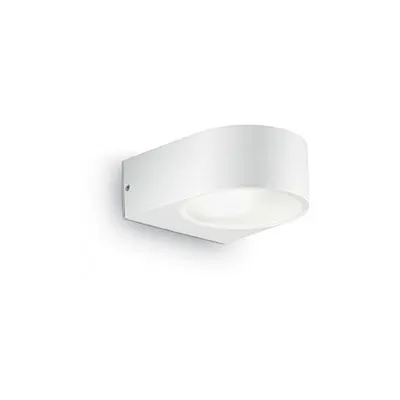 Aplica de exterior Iko, 1 bec, dulie E27, L:140 mm, H:70 mm, Alb