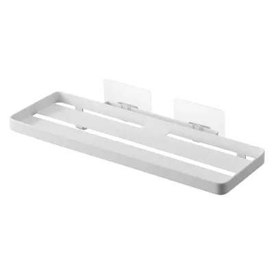 Raft pentru baie alb mat autoadeziv din oțel Film Hook – YAMAZAKI