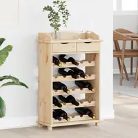 Racitor de vin Gossi 90x60x30 cm din lemn masiv de pin