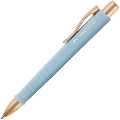 Pix automat Faber-Castell Poly Ball - Albastru ceresc