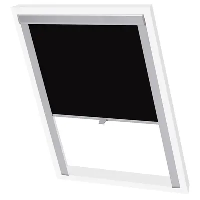 vidaXL Jaluzea opacă tip rulou, negru, CK04, GGL și GGU