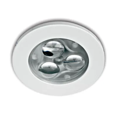 Tris-II-R LED 3x1W 6000K 180lm,dimabil,350mA,IP20,alb