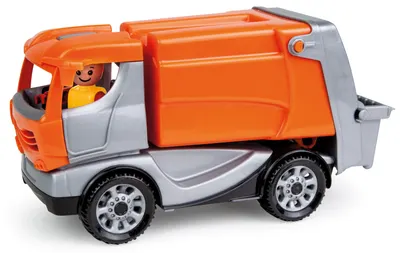 Jucărie pentru copii Lena Truckies - Mașină de gunoi cu coș de gunoi, 22 cm