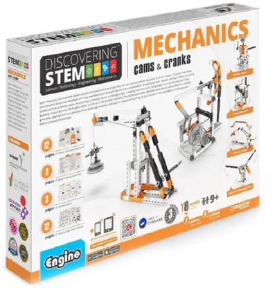 Constructor Engino STEM Mecanică - Manivele și angrenajele
