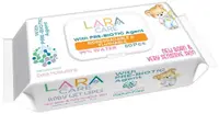 Șervețele umede pentru bebeluşi 99% apă Lara Care - Prebiotic, 60 buc