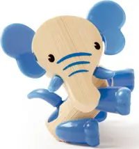 Jucarie pentru copii din bambus Hape - Animal mini Elefant