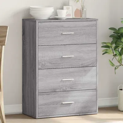 vidaXL Dulap, gri sonoma, 60x31x84 cm, lemn prelucrat