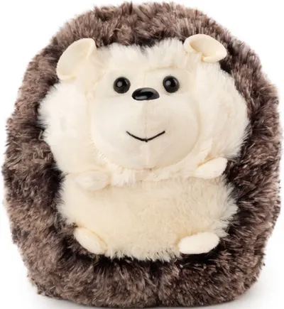 Jucărie de pluș Amek Toys - Arici, maro închis, 23 cm