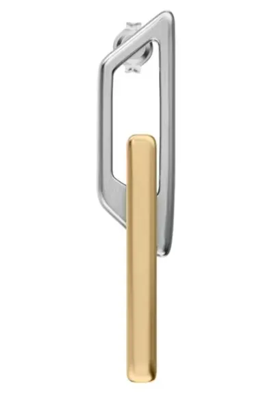 Cercel D Logo DX1685931 - Argintiu - Auriu