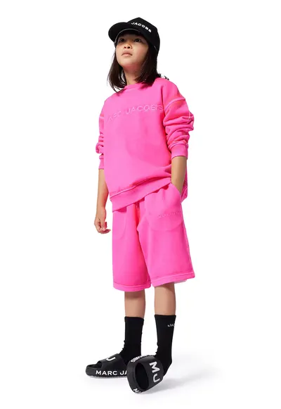 Bermude cu croiala lejera - Fucsia