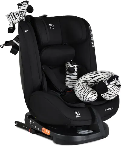 Scaun auto Moni - i-Maxx, i-Size, IsoFix, 40-150 cm, Negru Midnight