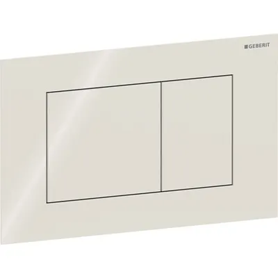 Clapeta actionare dubla rezervor wc, sticla gri-nisip, Geberit Sigma40