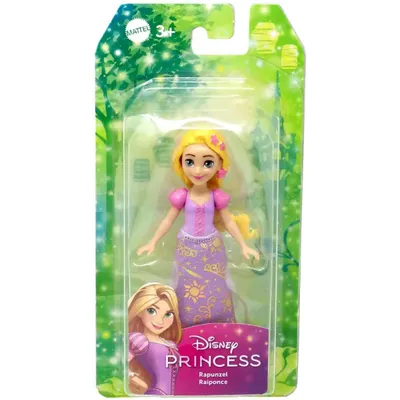 Papusa mini, Disney Princess, Rapunzel, 9 cm, JBX42