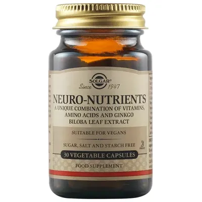 Neuro-Nutrients , 30 Capsule Vegetale, Solgar