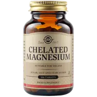 Magneziu Chelat 100mg, 100 tablete, Solgar
