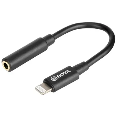 Boya BY-K3 adaptor mama 3.5mm TRRS la tata lightning - Default Title