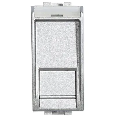 Priza date RJ45 Ftp 1 modul CAT 6 Living Light Bticino NT4279C6F, argintiu