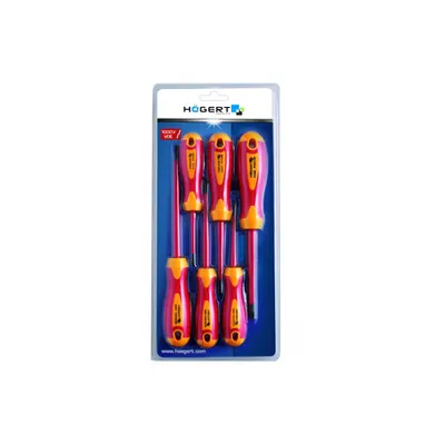 set de surubelnite izolate cu 6 piese, 1000 V, otel s2