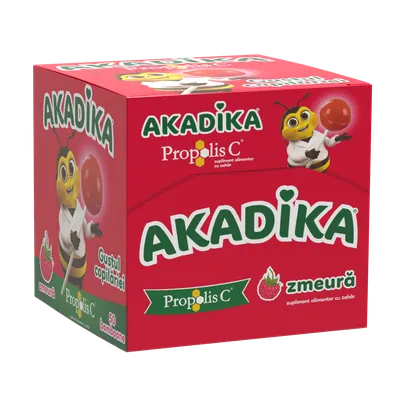 Akadika Propolis C zmeura, 50 acadele, Fiterman