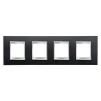 Placa ornament CProiector HORUS LUX international - IN PAINTED TECHNOPOLYMER - 2+2+2+2 modul HORIZONTAL - SLATE - CProiector HORUS