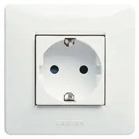 Priza schuko 16 alb