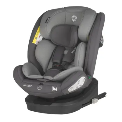 Scaun auto rotativ Coccolle Nyota, Isize 40-150 cm, Diamond Black