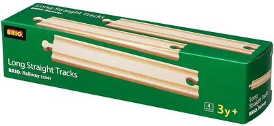 Accesoriu feroviar Brio - Sine, drepte, 4 bucati x 21.5 centimetri