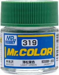 Vopsea acrilică Mr. Hobby - Mr. Color, C319 Light Green, 10 ml