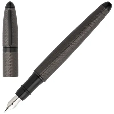 Stilou Hugo Boss Oval - Gri închis