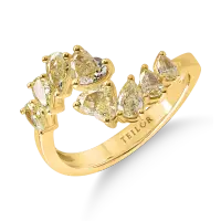 Inel din aur galben cu diamante galbene de 1.53ct