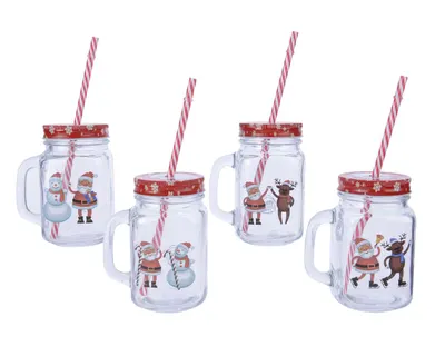 Cana Cocktail - Drink Straw Christmas - mai multe modele