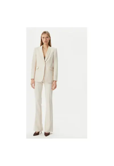 Sacou dama - 305317926 - Poliester - Bej - Bej