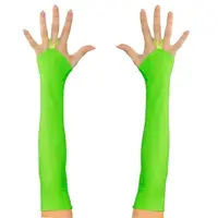 Manusi neon verde fara degete