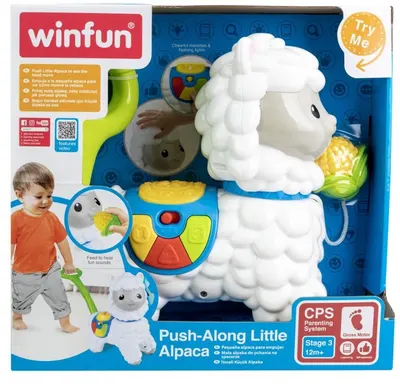Jucărie electronică de împingere WinFun - Alpaca