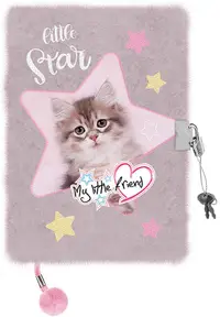 Jurnal secret de pluș St. Majewski My Little Friend - Little Star