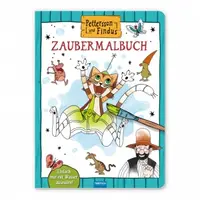 Pettersson und Findus Zaubermalbuch. Carte de colorat cu apa