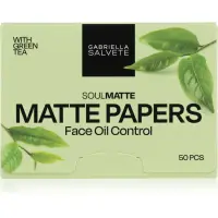 Gabriella Salvete SoulMatte Green Tea foițe cu efect matifiant cu ceai verde 50 buc