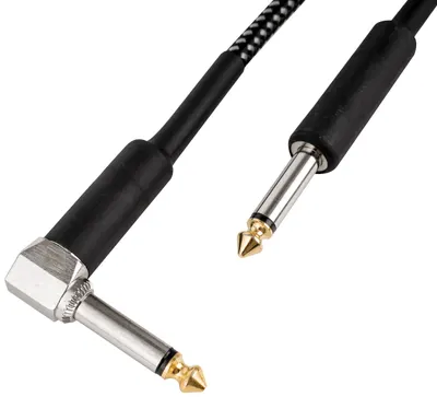 Cablu Cascha - HH 2089, 6.3 mm, 3 m, negru/gri