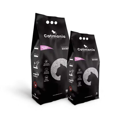 Nisip pentru Litiera Bentonita Catmania, Baby Powder, 5 L / 4.25 kg