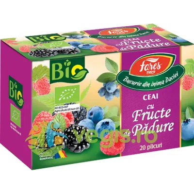 Ceai cu Fructe de Padure Ecologic/Bio 20dz