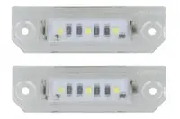 Lumina numar inmatriculare, culoare lumina: alb; set, 12V, cu aprobare circulatie potrivit VW GOLF IV 08.97-06.06
