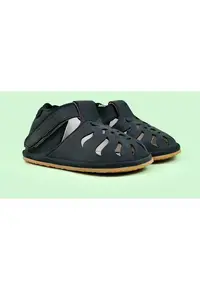 Sandale Barefoot din piele naturala - Camo - Negru - Negru