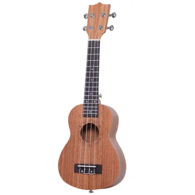 HomCom chitara din lemn sappeli 53x 17,5x6.2 cm maro | AOSOM RO