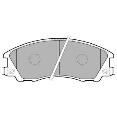 Set placute frana, frana disc DELPHI LP1853