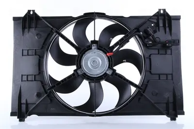 Ventilator radiator (cu carcasa) potrivit KIA RIO II 1.4 1.5D 1.6 03.05-12.11