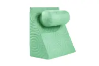 Perna Relax TV 60x68x30cm, ortopedica pentru citit, antireflux, cu husa detasabila, confortabila si rezistenta la spalari multiple la 40 grade, Vernil
