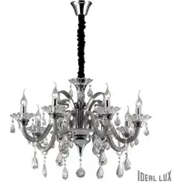 candelabru Colossal, 8 becuri, dulie E14, D:780 mm, H:700/1800 mm, Gri