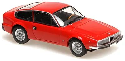 Model de colecționar MINICHAMPS Modern: Mașini - Alfa Romeo 1600 Junior Z (1972) (Red)