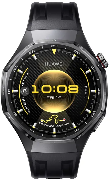 Ceas inteligent Huawei - Watch GT6 Pro, 1.47'', 46 mm, Black Silicon