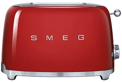 Toaster Smeg - TSF01RDEU, 950W, 6 viteze, roșu